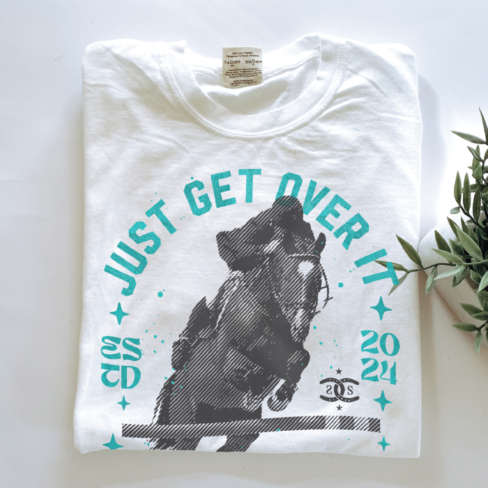 Just Get Over It | White | Tee Shirt