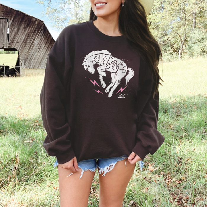 Let's Dance | Chocolate Brown | Sweatshirt