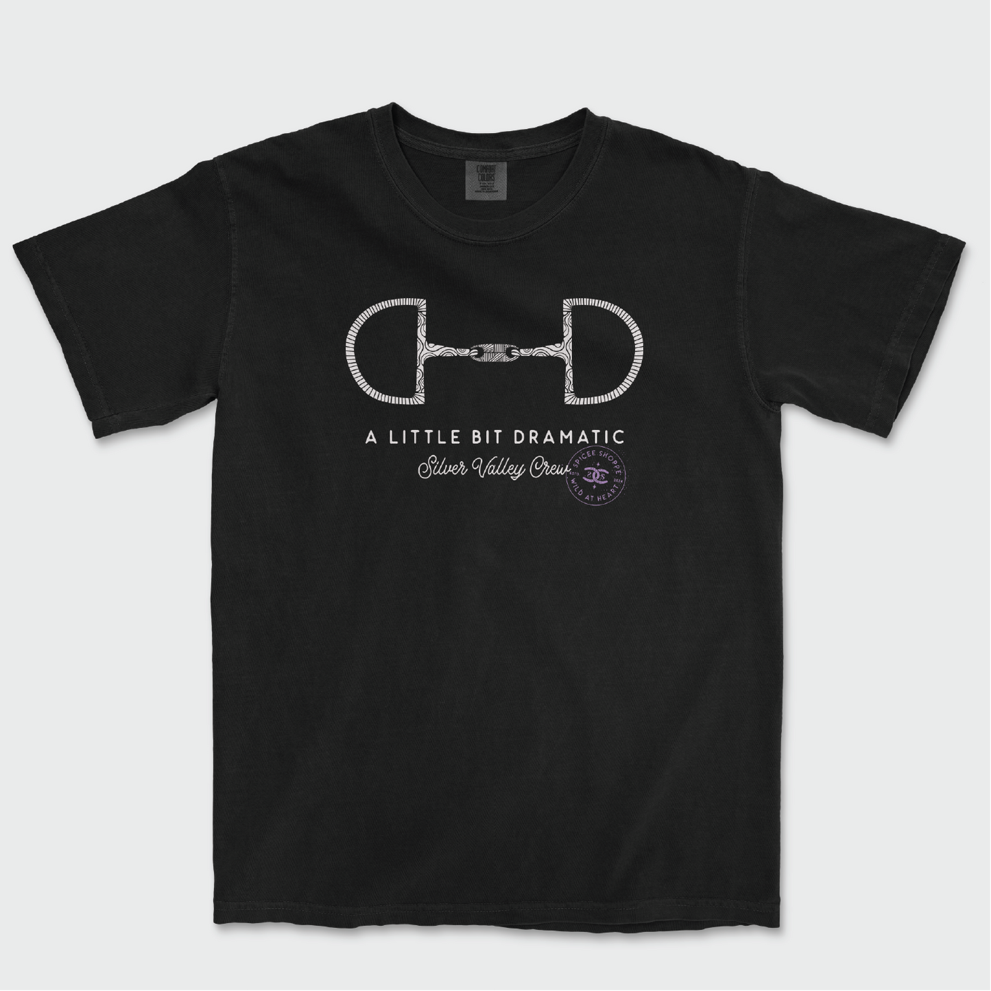 Little Bit Dramatic | Black | Tee Shirt