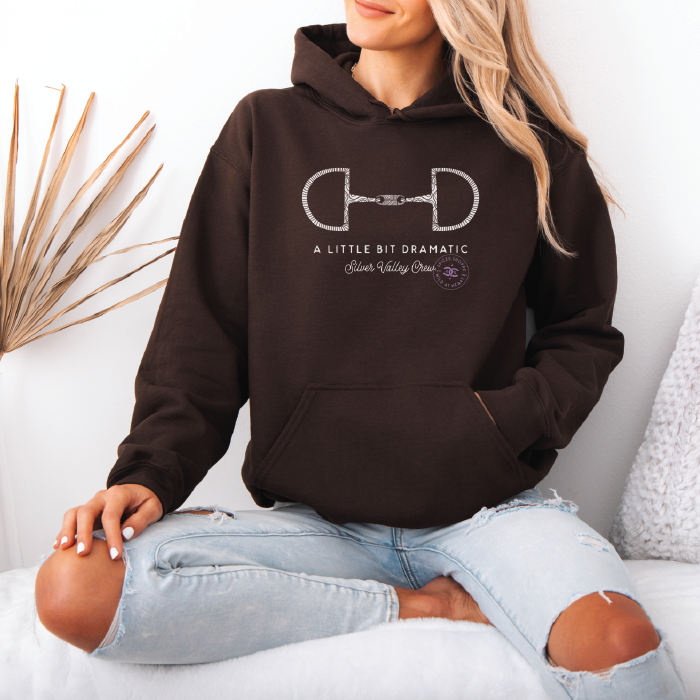 Little Bit Dramatic | Chocolate | Hoodie