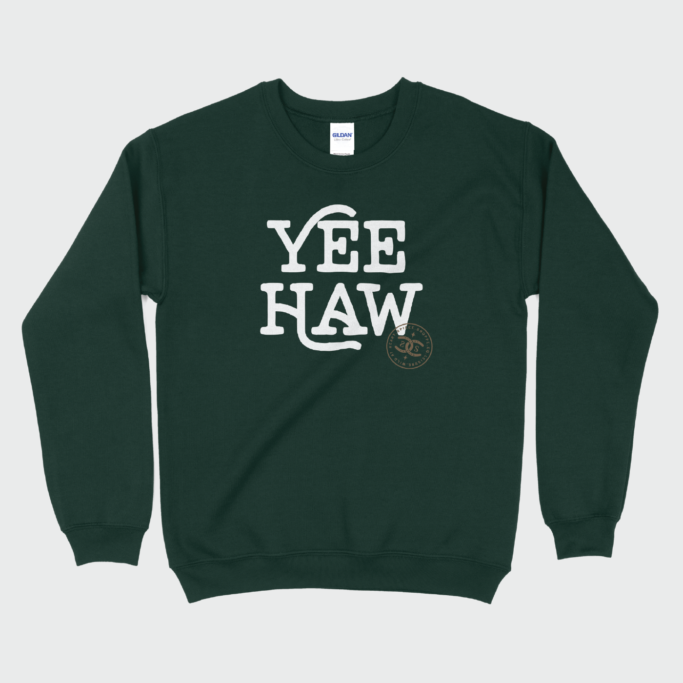 Yee-Haw | Forest Green | Sweatshirt