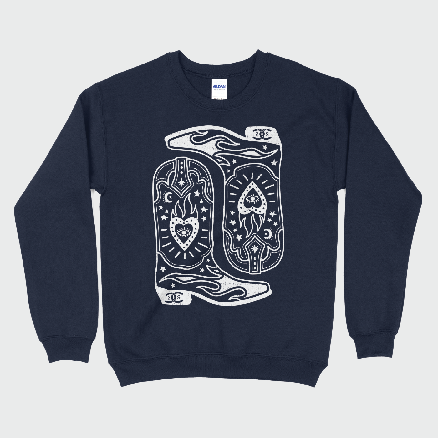 Boots & Bravado | Navy Blue | Sweatshirt
