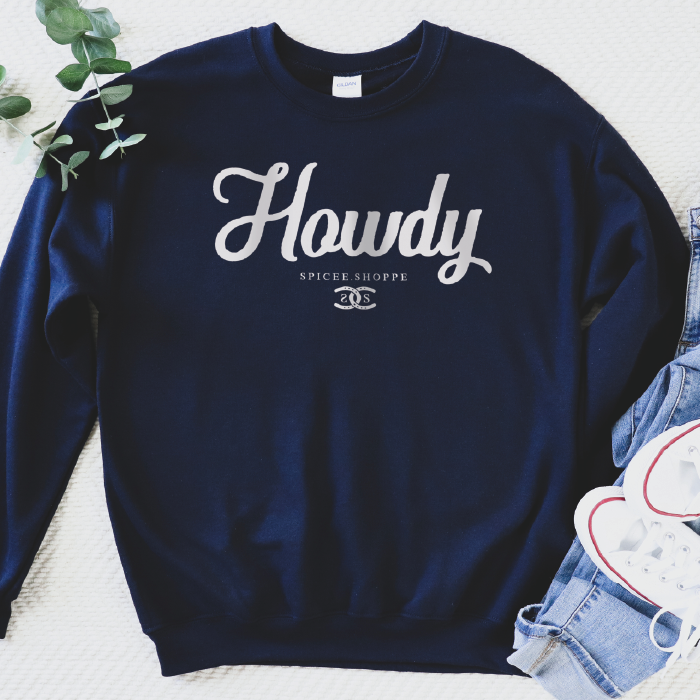 Howdy | Navy Blue | Sweatshirt
