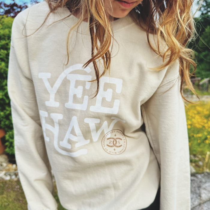Yee-Haw | Sand | Sweatshirt