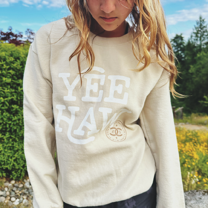 Yee-Haw | Sand | Sweatshirt