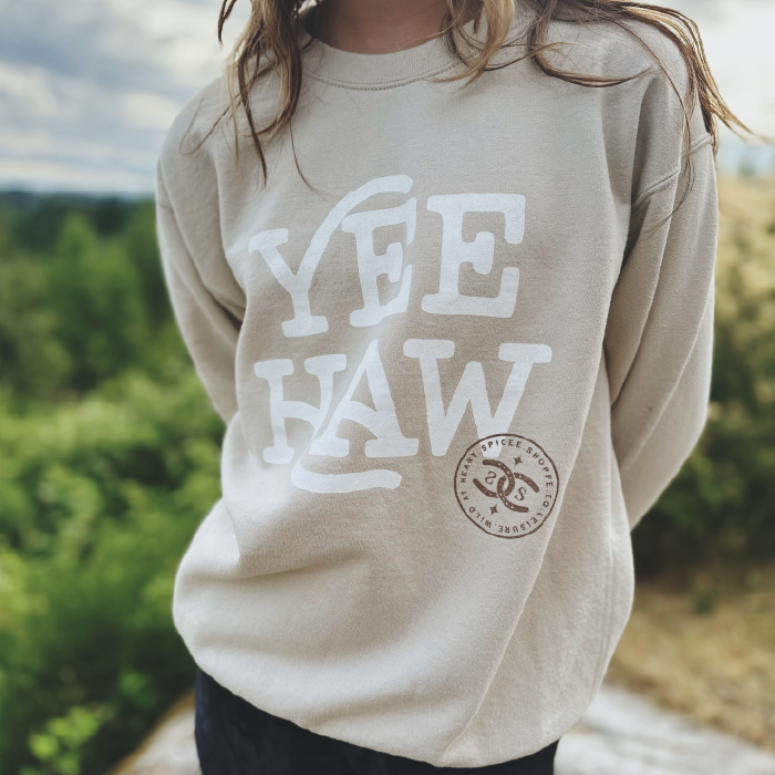 Yee-Haw | Sand | Sweatshirt