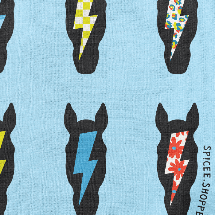 Ponies & Bolts | Light Blue | Sweatshirt