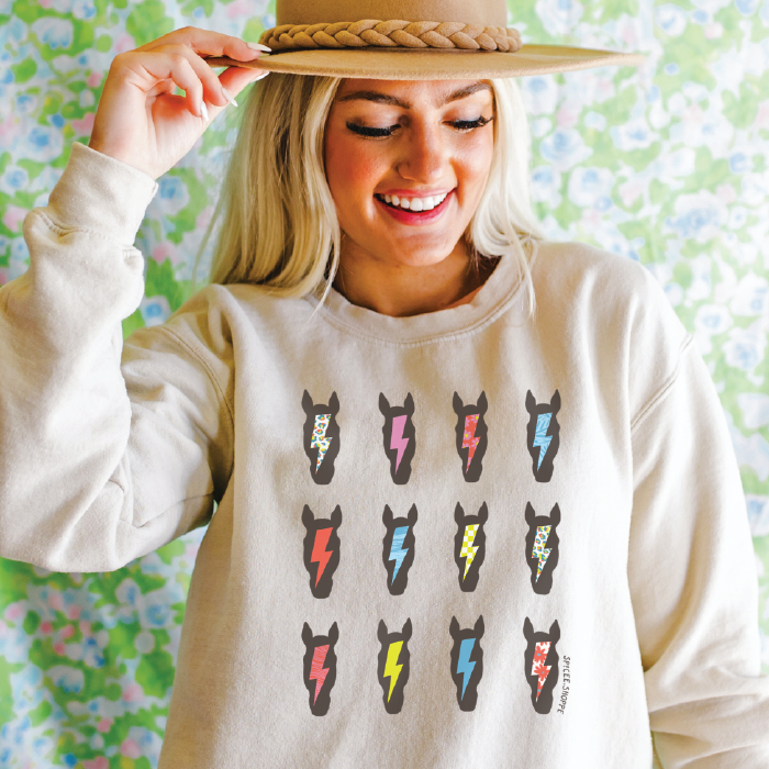 Ponies & Bolts | Sand | Sweatshirt