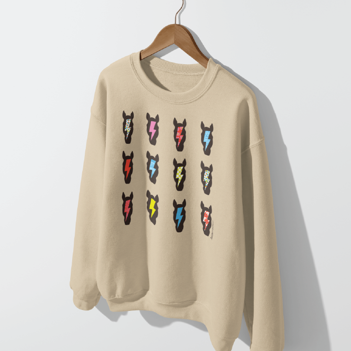 Ponies & Bolts | Sand | Sweatshirt