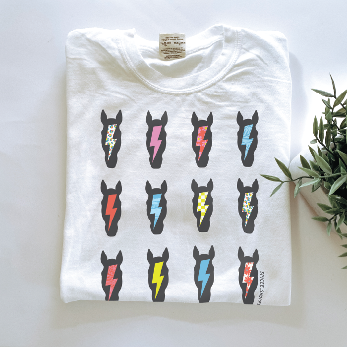Ponies & Bolts | White | Tee Shirt