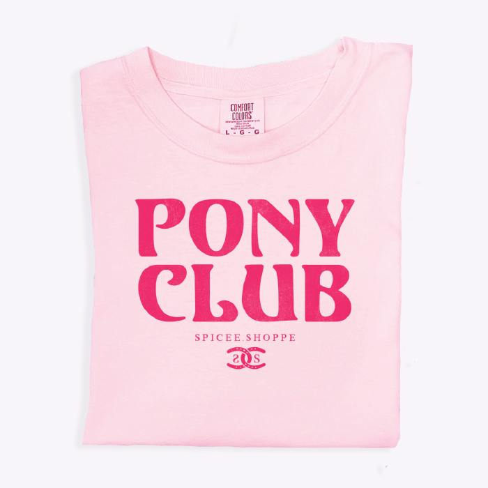Pony Club | Blossom Pink | Tee Shirt