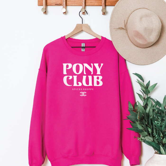 Pony Club | Bright Pink | Sweatshirt