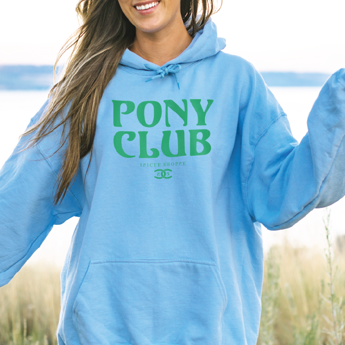 Pony Club | Light Blue | Hoodie