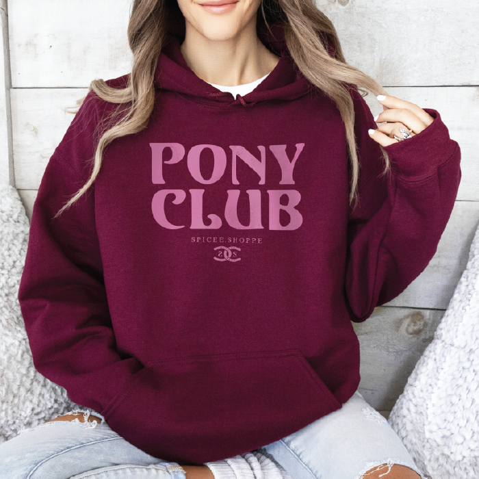 Pony Club | Maroon | Hoodie