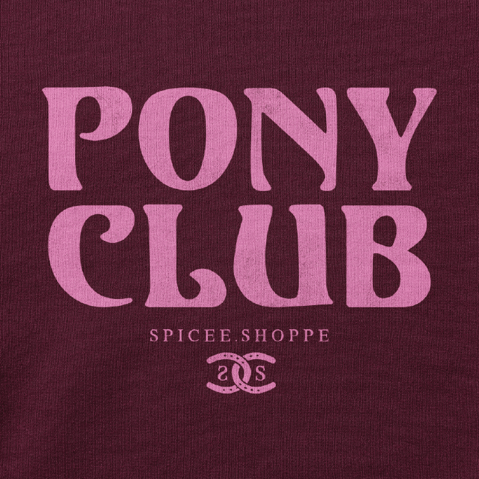 Pony Club | Maroon | Hoodie