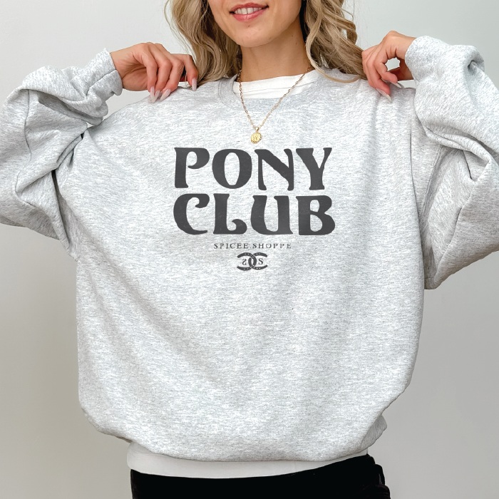 Pony Club | Ash Grey | Sweatshirt