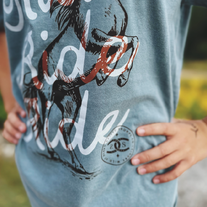 Ride Ride Ride | Ice Blue | Tee Shirt