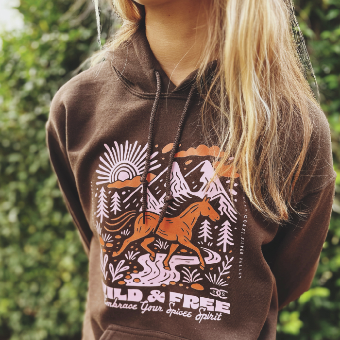 Roam Free | Chocolate Brown | Hoodie