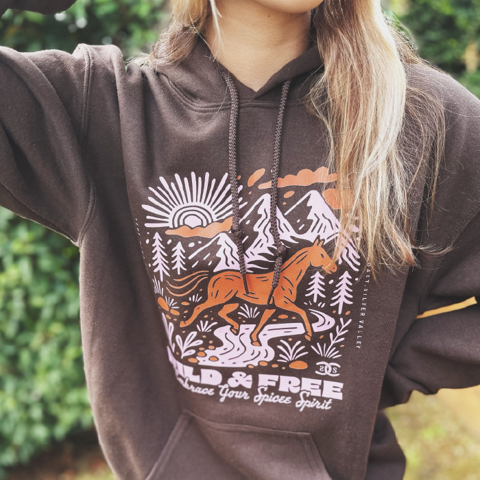 Roam Free | Chocolate Brown | Hoodie