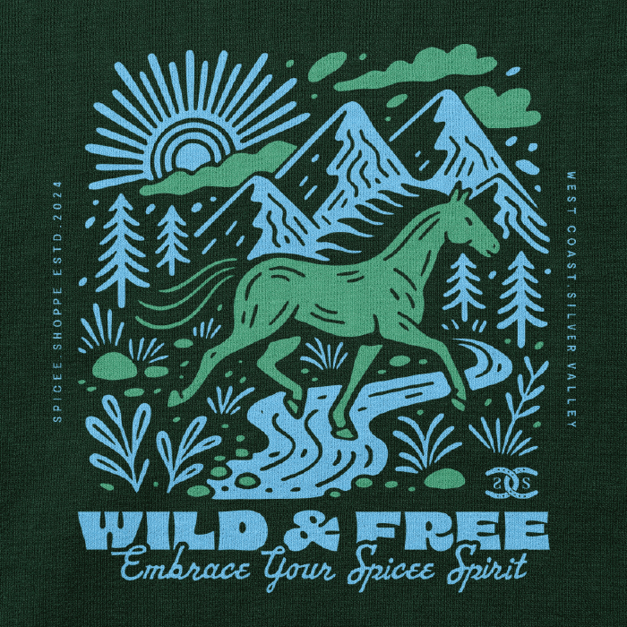 Roam Free | Forest Green | Hoodie