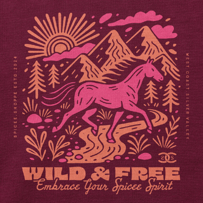 Roam Free | Maroon | Hoodie