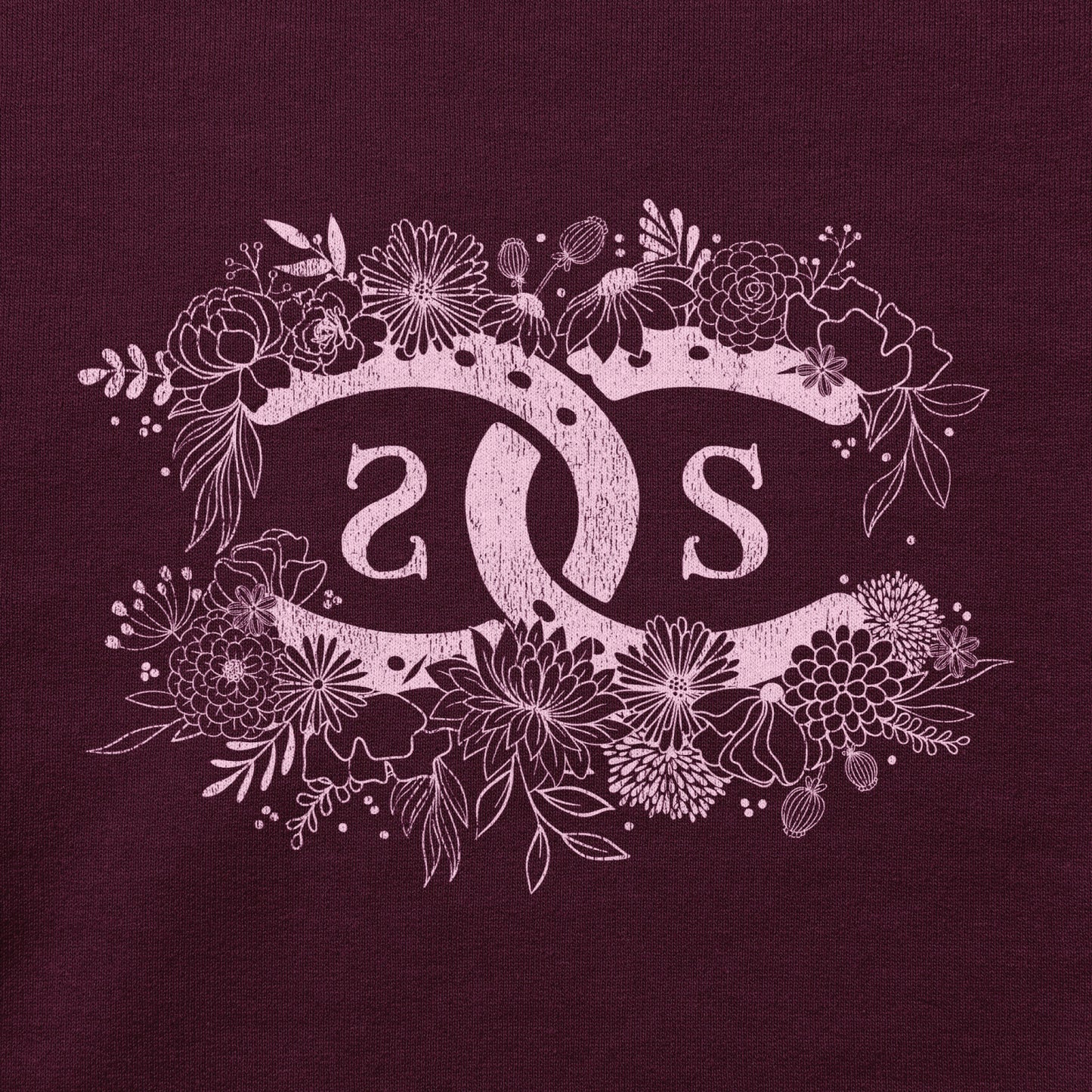 SPICEE Floral Logo | Maroon | Hoodie