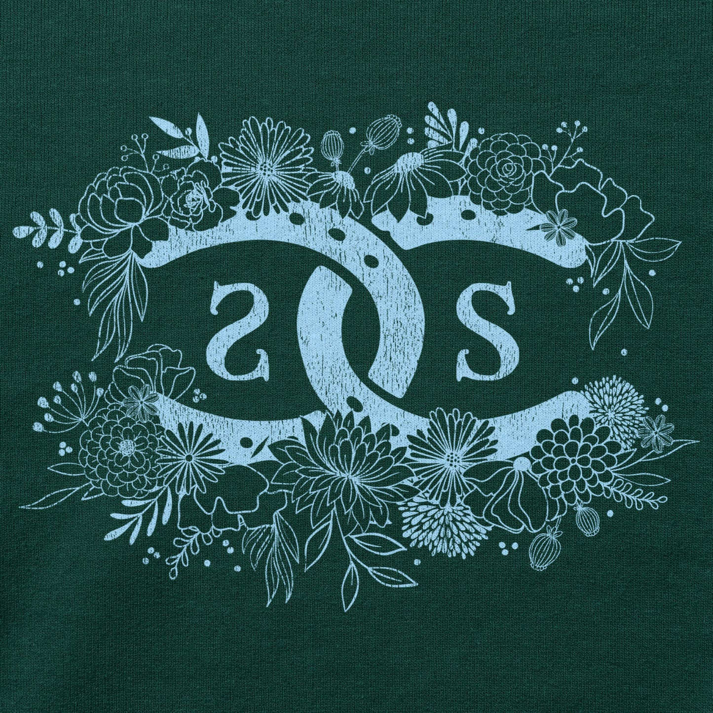 SPICEE Floral Logo | Forest Green | Sweatshirt