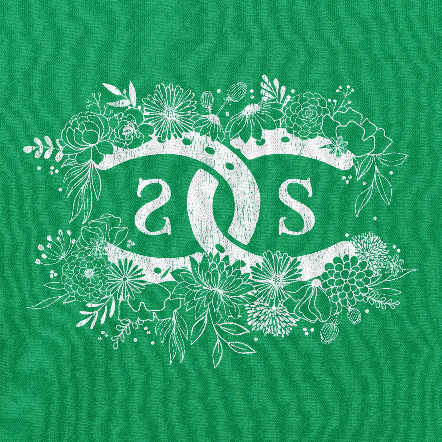 SPICEE Floral Logo | Irish Green | Sweatshirt