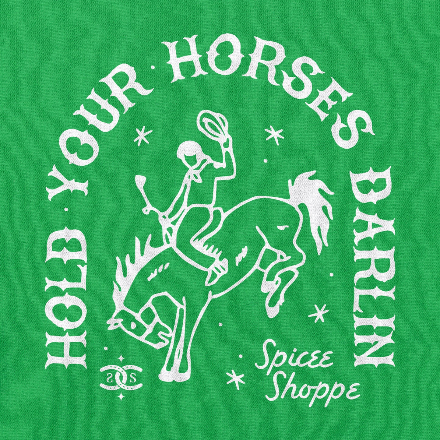 Hold Your Horses | Irish Green | Hoodie