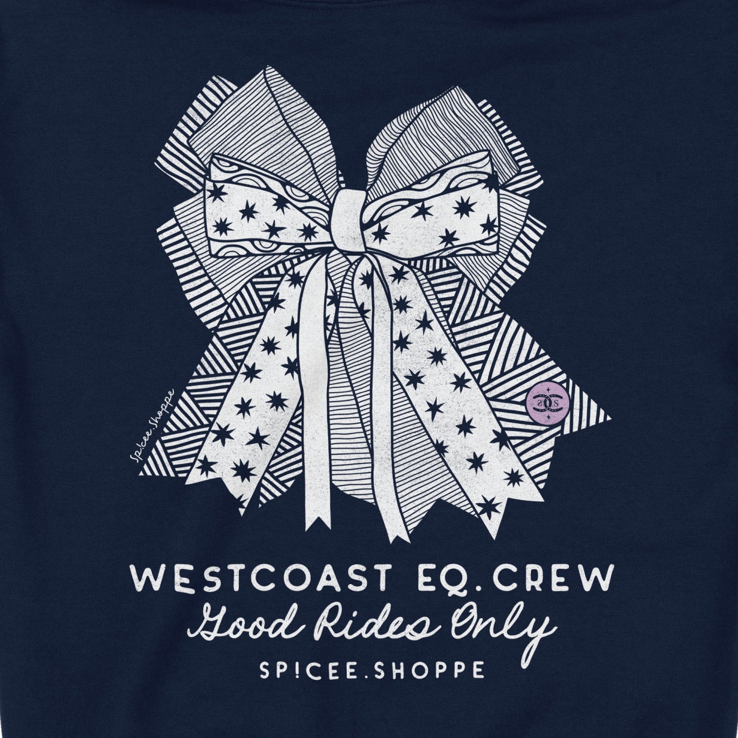 KIDS Bows & Spice | Navy | Hoodie
