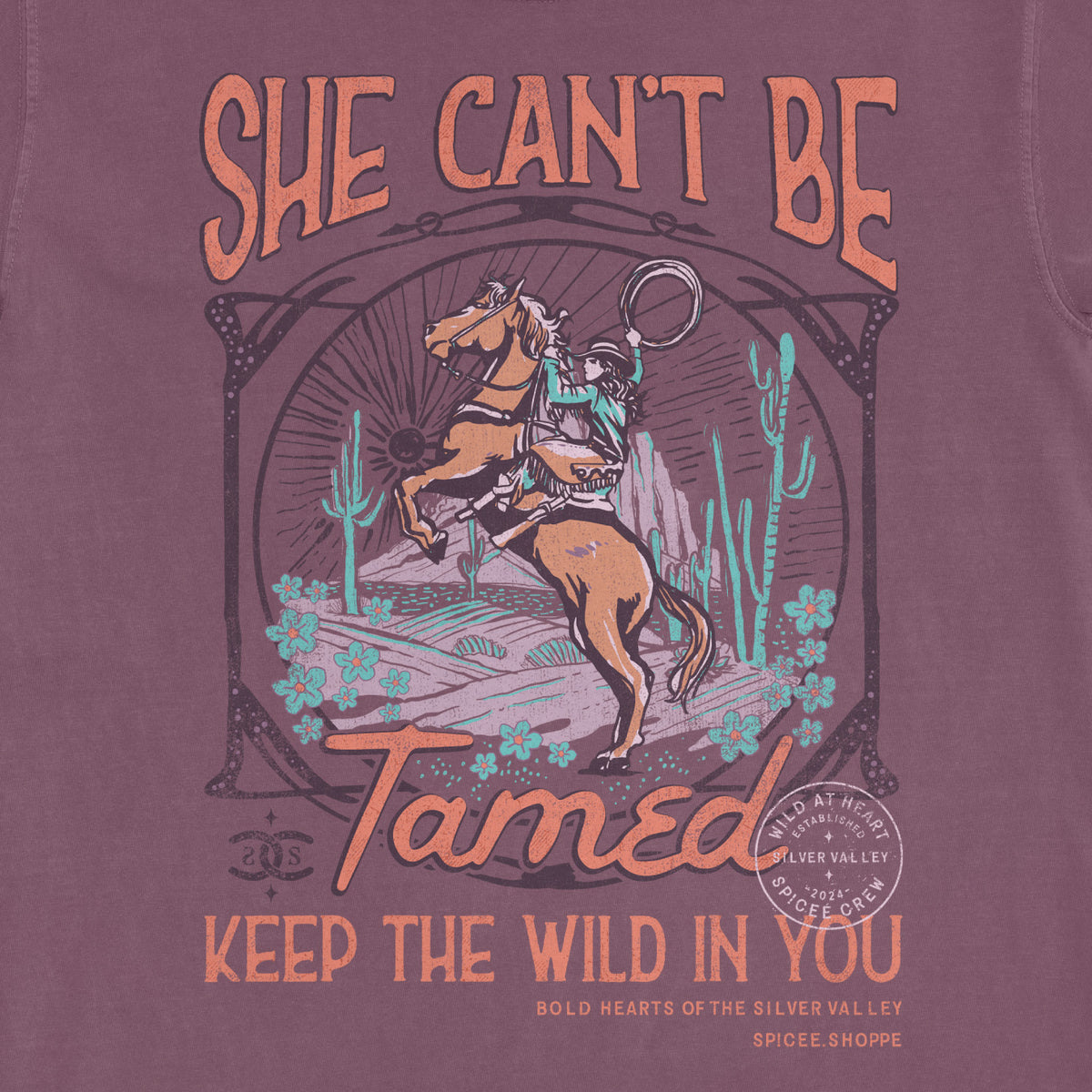 She Can't Be Tamed | Berry | Tee Shirt