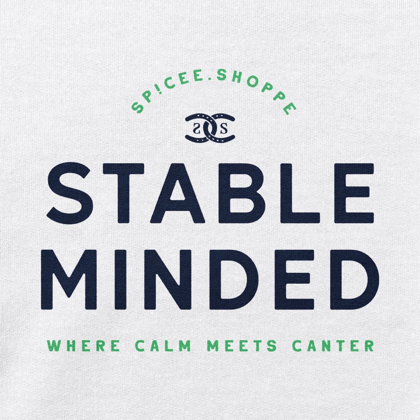 Stable Minded | White | Sweatshirt