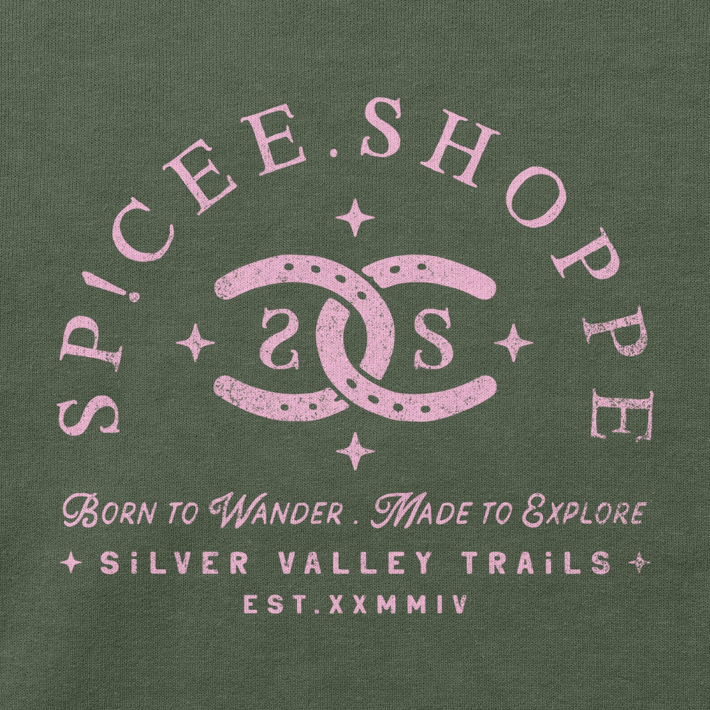 SPICEE Vintage Logo | Military Green | Sweatshirt