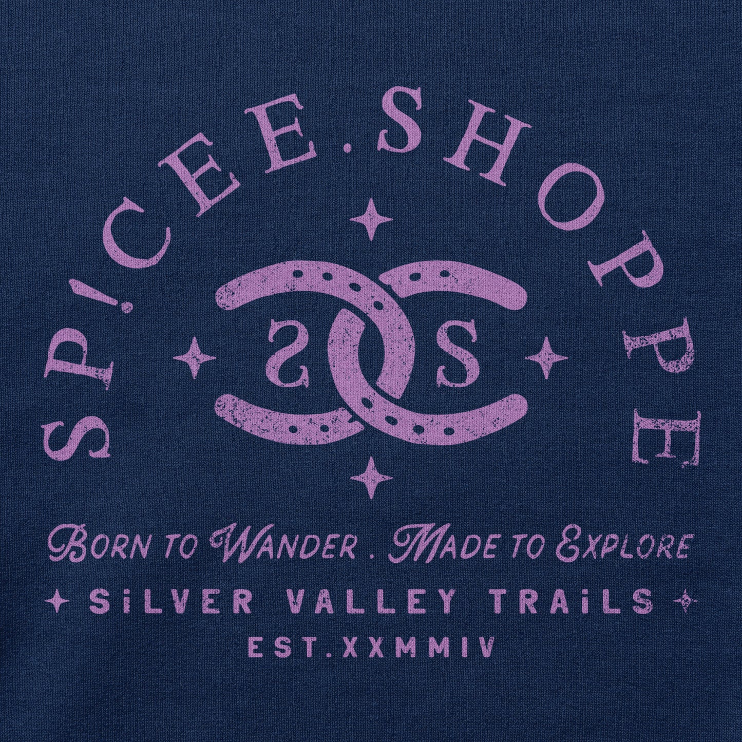 SPICEE Vintage Logo | Navy Blue | Hoodie