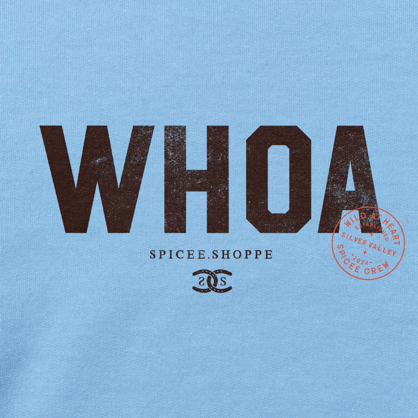 WHOA | Light Blue | Hoodie