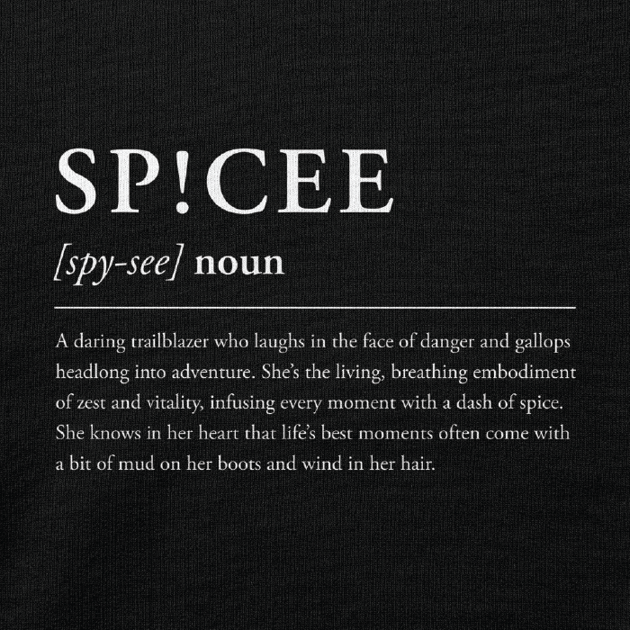 SP!CEE Definition | Black | Hoodie