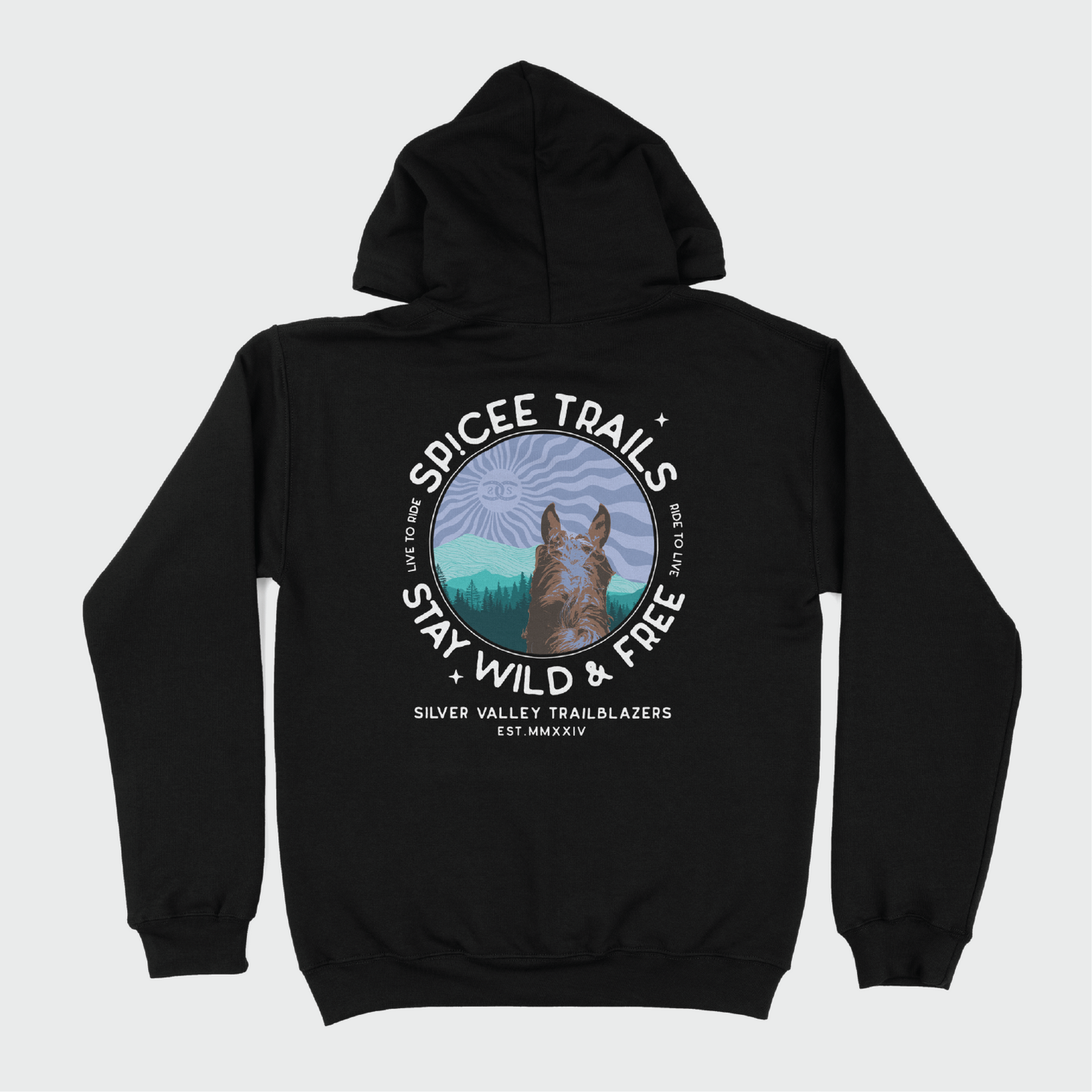 SP!CEE Trails | Black | Hoodie