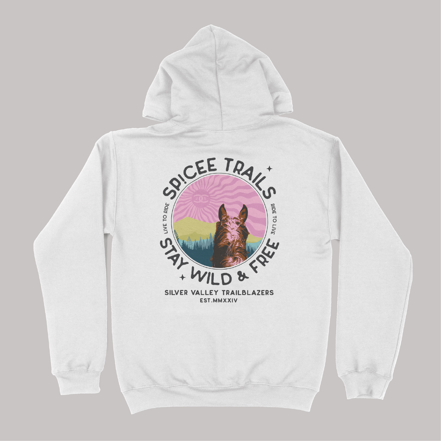 SP!CEE Trails | White | Hoodie