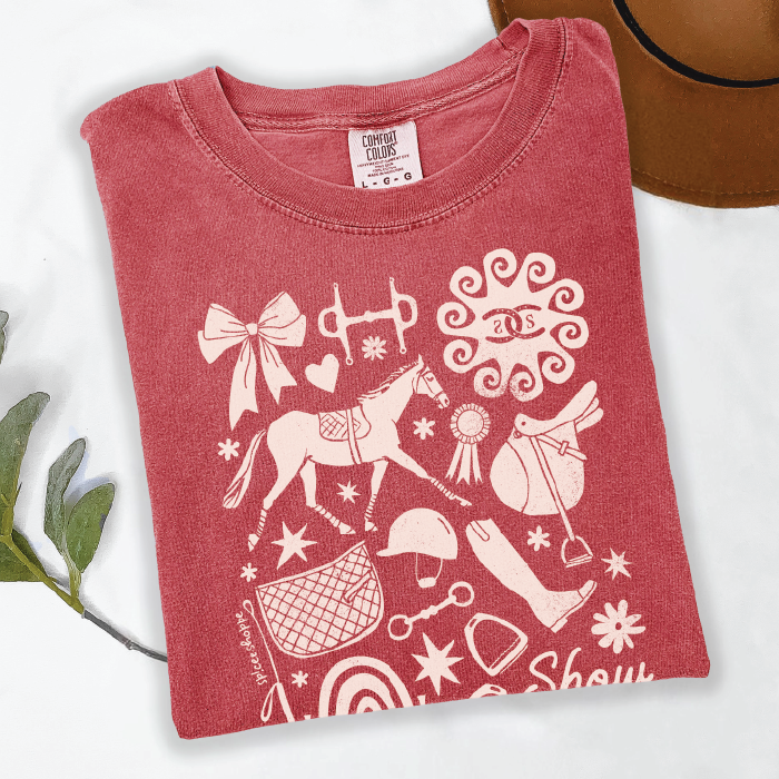 Show Time | Crimson | Tee Shirt