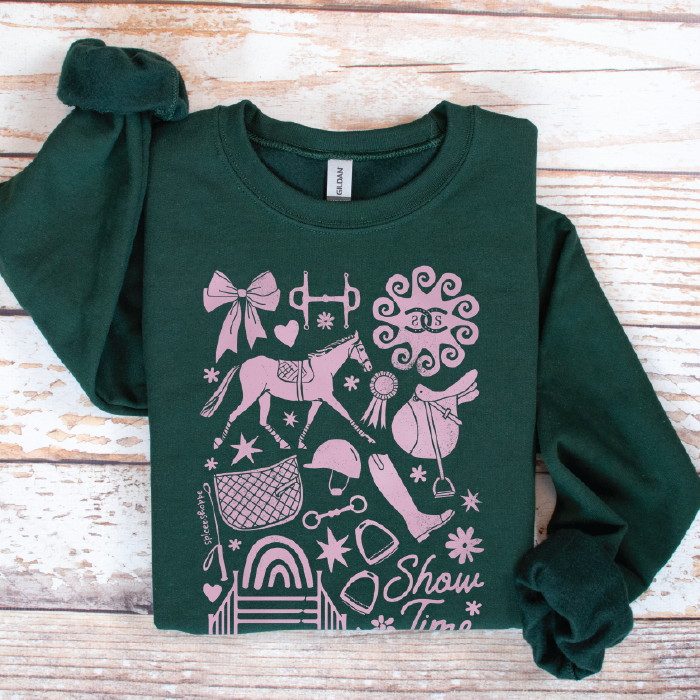 Show Time | Forest Green | Sweatshirt