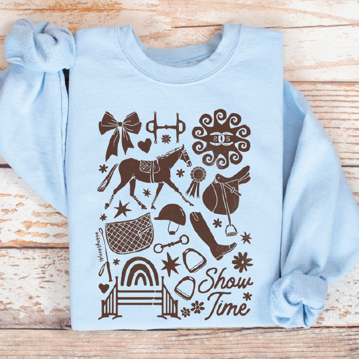Show Time | Light Blue | Sweatshirt