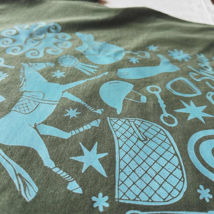 Show Time | Moss Green | Tee Shirt