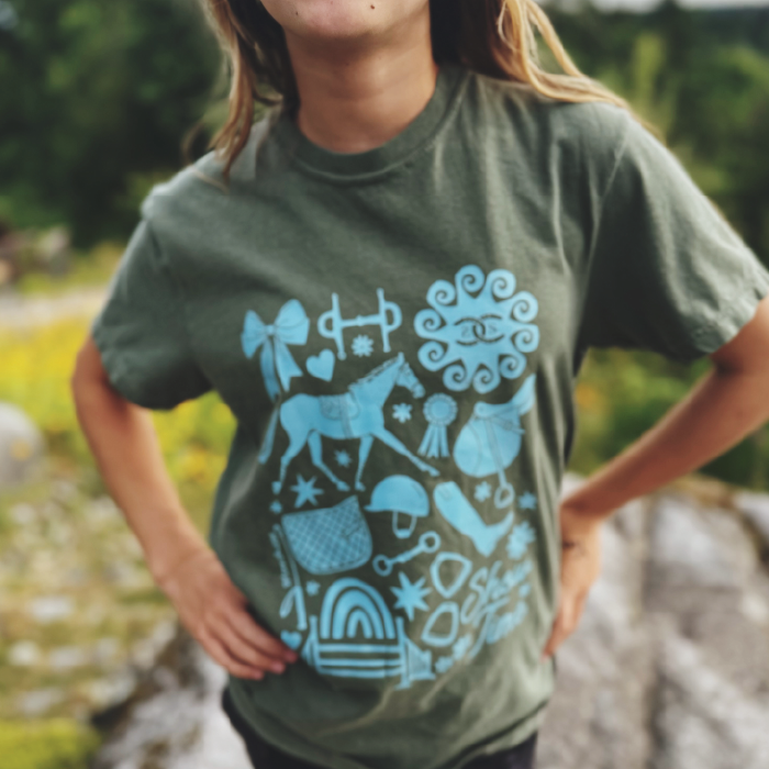 Show Time | Moss Green | Tee Shirt