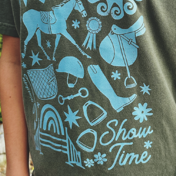 Show Time | Moss Green | Tee Shirt