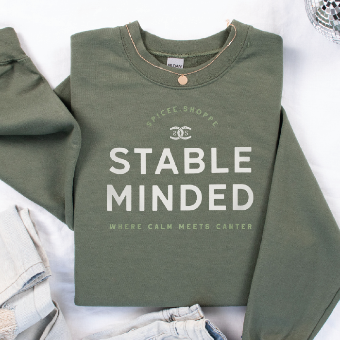 Stable Minded | Army Green | Sweatshirt