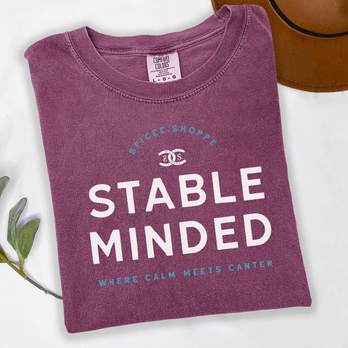 Stable Minded | Berry | Tee Shirt