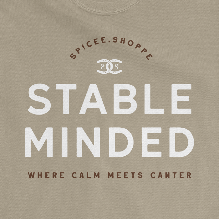 Stable Minded | Khaki | Tee Shirt