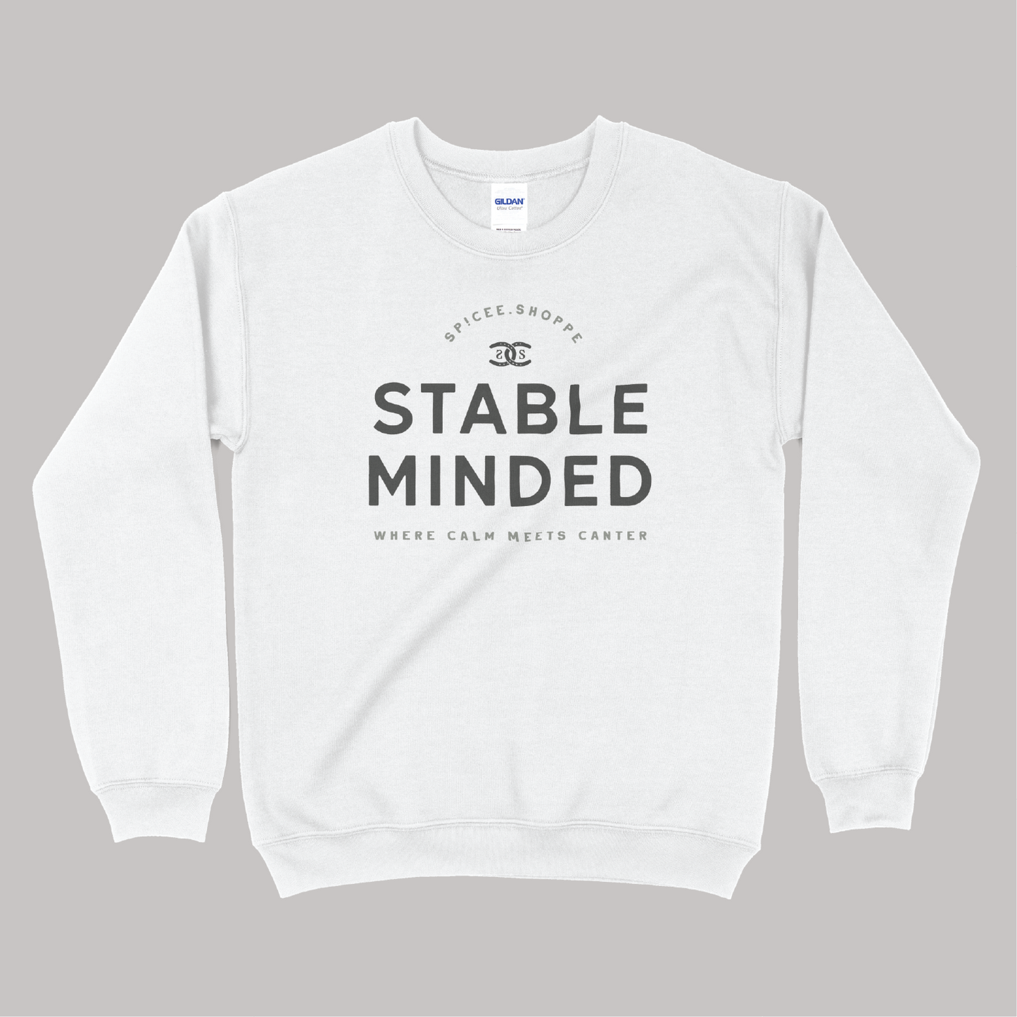 Stable Minded | White | Sweatshirt