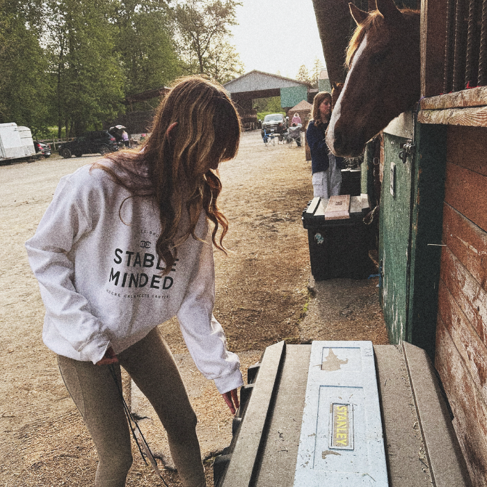 Stable Minded | White | Sweatshirt