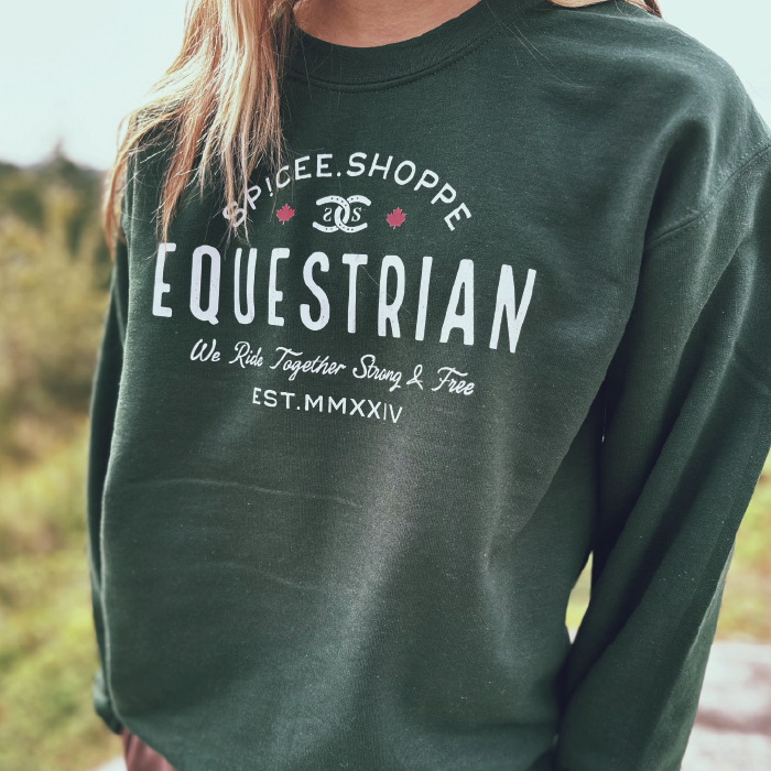 Vintage Equestrian| Forest Green | Sweatshirt